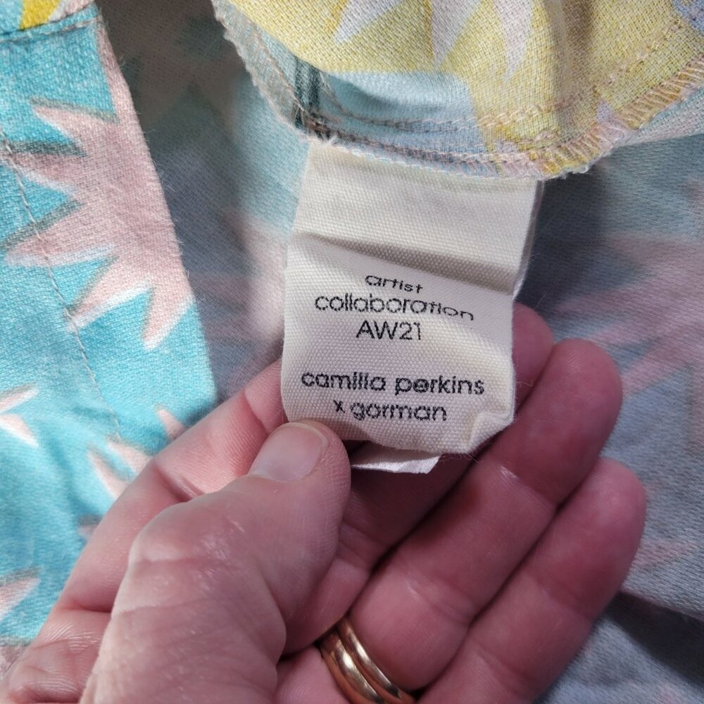 Gormanshop Multicolor Zebra & Flora Print Dress NO SIZE TAG SEE MEASUREMENTS - Picture 9 of 10